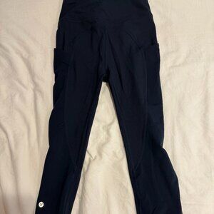 Navy Blue lululemon leggings size 2